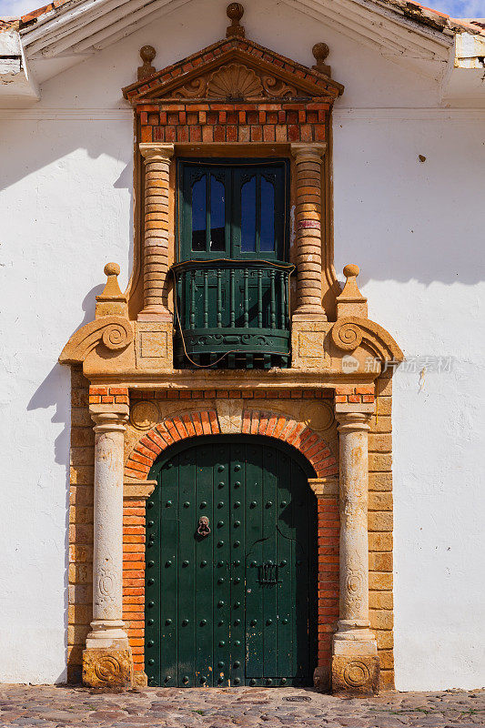 Villa de Leyva，哥伦比亚:西班牙殖民建筑